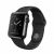 Apple Watch -42mm Stainless Steel Case with Black Sport Band -Mj3u2