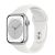 Apple Watch Series 8 GPS 41mm Silver Aluminum Case with White Sport Band-MP6K3