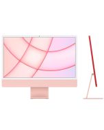Apple iMac 24-inch 2021-M1,256GB,8GB RAM,English KB, Pink MJVA3