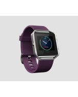 Fitbit Blaze Fitness Watch -Stainless Steel Frame/Plum Band