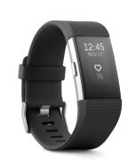 Fitbit Charge 2 -Stainless Steel Tracker/Black Band