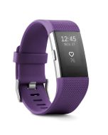 Fitbit Charge 2 -Stainless Steel Tracker/Plum Band