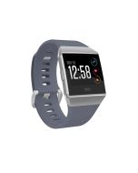 Fitbit Ionic Watch -Silver Gray Case/Blue Gray Band