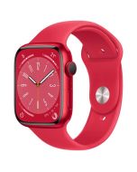 Apple Watch Series 8 GPS 45mm (PRODUCT)RED Aluminum Case with (PRODUCT)RED Sport Band-MNP43
