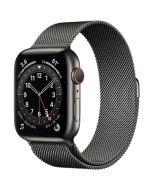 Apple Watch Series 6 GPS + Cellular 44mm Graphite Stainless Steel Case with Graphite Milanese Loop