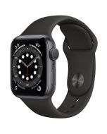 Apple Watch Series 6 GPS 40mm Space Gray Aluminum Case with Black Sport Band