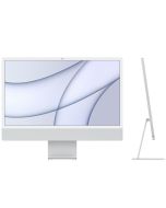 Apple iMac 24-inch 2021-M1,256GB,8GB RAM,English KB, Silver MGTF3