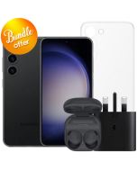 Samsung Galaxy S23 5G 256GB+Galaxy Buds2 Pro+25W Adapter+Clear Case+Screen Protector-Bundle Offer