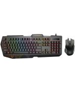 VERTUX Vendetta Ergonomic Gaming Keyboard & Mouse With Programable Macro Keys