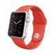 Apple Watch Sport -38mm Silver Aluminum Case with Pink Sport Band-MJ2W2