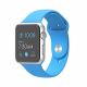 Apple Watch Sport -38mm Silver Aluminum Case with Blue Sport Band -MJ2V2