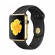 Apple Watch Edition -38mm 18-Karat Yellow Gold Case with Black Sport Band