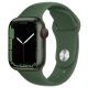 Apple Watch Series 7 Green Aluminium Case with Clover Sport Band