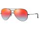 Ray-Ban Aviator Flash Lenses Gradient Sunglasses RB3025 002/4W 58inch Orange Gradient Flash
