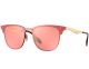 Ray-Ban Blaze Clubmaster Pink Mirror Sunglasses RB3576N 043/E4