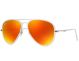 Ray-Ban Women's Clear Aviator Sunglasses RB4211-646/6Q-56