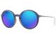 Ray-Ban Blue Rubber Women's Sunglasses Blue Mirror RB4222-6170/55