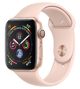 Apple Watch Series 4 GPS 40mm Gold Aluminum Case with Pink Sand Sport Band -MU682AE
