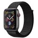 Apple Watch Series 4 GPS + Cellular 40mm Space Gray Aluminum Case with Black Sport Loop -MTVF2AE