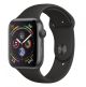 Apple Watch Series 4 44mm GPS + Cellular Space Gray Aluminum Case with Black Sport Band MTUW2