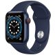 Apple Watch Series 6 GPS + Cellular 40mm Blue Aluminum Case with Deep Navy Sport Band