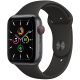 Apple Watch SE GPS + Cellular 44mm Space Gray Aluminum Case with Black Sport Band