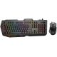 VERTUX Vendetta Ergonomic Gaming Keyboard & Mouse With Programable Macro Keys