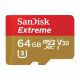 Sandisk SD Card-64GB Extreme-UHS-C10-45MB/S