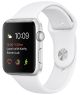 Apple Watch 42mm Silver Aluminium Case with White Sport Band- MNNL2