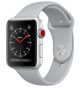 Apple Watch Series 3 (GPS + Cellular) -42mm Silver Aluminum Case with Fog Sport Band-MQK12