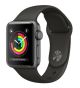 Apple Watch Series 3 (GPS) -38mm Space Gray Aluminum Case with Gray Sport Band-MR352