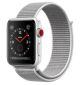 Apple Watch Series 3 (GPS + Cellular) -42mm Silver Aluminum Case with Seashell Sport Loop-MQK52