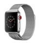 Apple Watch Series 3 (GPS + Cellular) -38mm Stainless Steel Case with Milanese Loop-MR1F2