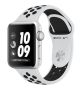 Apple Watch Nike+ Series 3 (GPS) 42mm Silver Aluminum Case with Pure Platinum/Black Nike Sport Band-MQL32