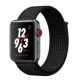 Apple Watch Nike+ Series 3 (GPS + Cellular) 42mm Space Gray Aluminum Case with Black/Pure Platinum Nike Sport Loop-MQLF2