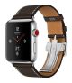 Apple Watch Hermès -42mm Stainless Steel Case with Ébène Barenia Leather Single Tour Deployment Buckle -MQLT2LL