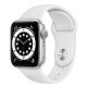 Apple Watch Series 6 GPS 40mm Silver Aluminum Case with White Sport Band