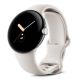 Google Pixel Watch - Polished Silver case/Chalk Active band - Bluetooth/Wi-Fi