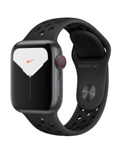 Apple Watch Nike Series 5 GPS + Cellular -40mm Space Grey Aluminium Case with Anthracite/Black Nike Sport Band -MX3D2Z