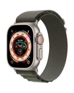 Apple Watch Ultra GPS + Cellular, 49mm Titanium Case with Medium Alpine Loop