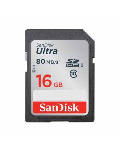SanDisk Ultra 16GB SDHC UHS-I Card 80MB/s 533X CLASS 10