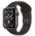 Apple Watch Series 4 GPS 40mm Space Gray Aluminum Case with Black Sport Band -MU662AE