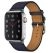 Apple Watch Hermès GPS + Cellular, 44mm Stainless Steel Case with Bleu Indigo Swift Leather Single Tour -MU772AE