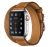 Apple Watch Hermès GPS + Cellular, 40mm Stainless Steel Case with Fauve Barenia Leather Double Tour -MU712AE