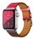 Apple Watch Hermès GPS + Cellular, 40mm Stainless Steel Case with Bordeaux/Rose Extrême/Rose Azalée Swift Leather Single Tour -MU702AE