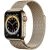Apple Watch Series 6 GPS + Cellular 40mm Gold Stainless Steel Case with Gold Milanese Loop