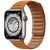 Apple Watch Edition Series 7 GPS + Cellular Titanium Case with Golden Brown Leather Link