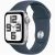 Apple Watch SE (2023) GPS 40mm Silver Aluminum Case with Storm Blue Sport Band