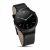 Huawei Watch -42mm Black-plated stainless steel case with Black Leather Strap