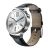 Huawei Watch -Stainless Steel with Black Suture Leather Stra